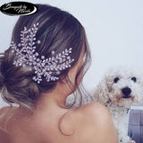 Bridal Hair Accessories l Rhinestone Wedding Forehead Headband  l Hair Comb l Hair Chain HP-07