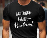 Bride Groom Gift Graphic Cotton T-Shirts