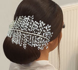 Bridal Hair Accessories l Rhinestone Wedding Headband l Hair Comb l Hairpiece l Belt HP-37