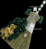 Customized Wedding Jumping broom l Silver l White Traditional Wedding Broom l Heirloom African American Heritage