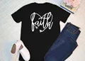 Christian Inspiration Graphic Cotton T-Shirts ~ Saved by Grace