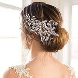 HP03 Swarovski Crystals l Rhinestone l Vintage l Bridal Vine Hairpiece l Brooches l Tiara l Crown