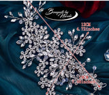 HP03 Swarovski Crystals l Rhinestone l Vintage l Bridal Vine Hairpiece l Brooches l Tiara l Crown