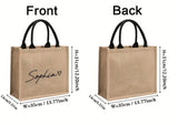 Bridal Party Personalized Gifts l Bridesmaid Canvas Tote Bag l BAG-001