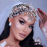 Luxury Bridal Hair Accessories l Rhinestone Wedding Forehead Headband  l Hair Comb l Hair Piece HP-26