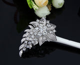 Brooch Rhinestone Flower BR-902