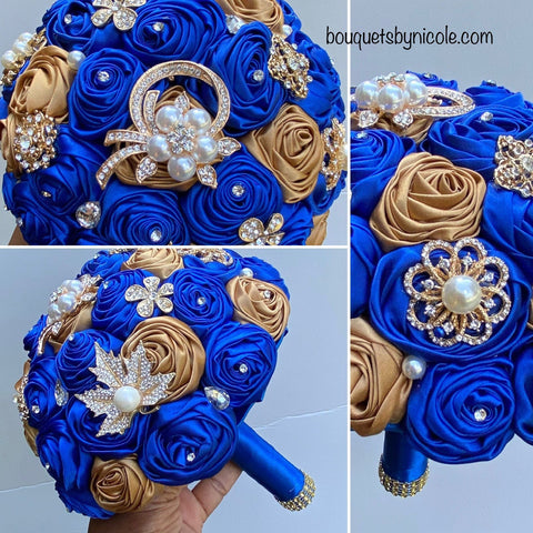MONA~Satin Rose Brooch DIY Bouquet KIT – Bouquets by Nicole