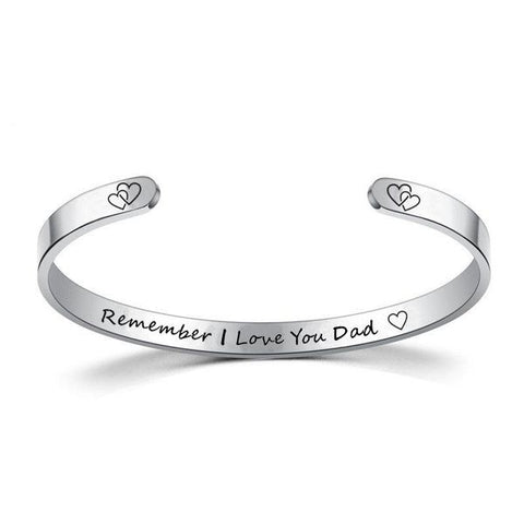 Vnox To Your Dad Bracelet for Father's Day Gift,Daughter Son to Father Gift  Idea Love