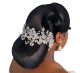 HP03 Swarovski Crystals l Rhinestone l Vintage l Bridal Vine Hairpiece l Brooches l Tiara l Crown